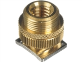 Windtech CM-57 - brass hot-shoe mic adapter