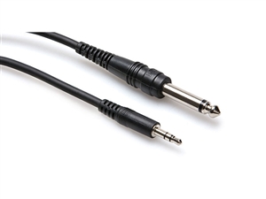 Hosa CMP-105 - 1/8-inch (3.5mm) TRS (M) to 1/4-inch TS Cable - 5 ft.