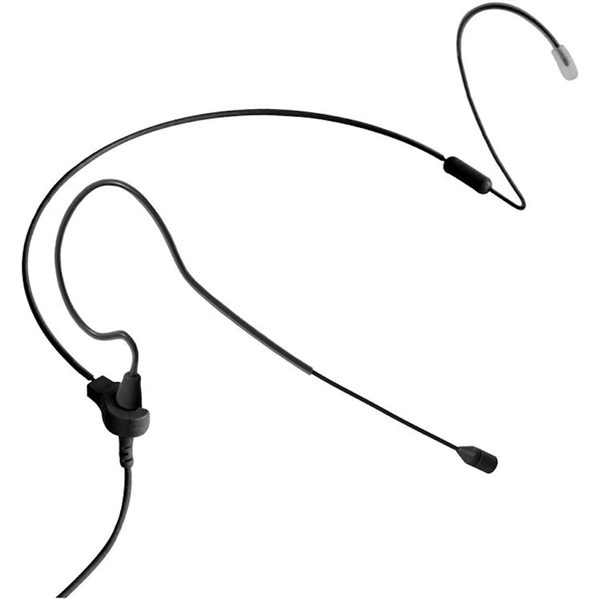 Point Source Audio CO-3-KIT-AT-BL, Black Omni Earset Mic, 4-Pin Hirose for Audio-Technica