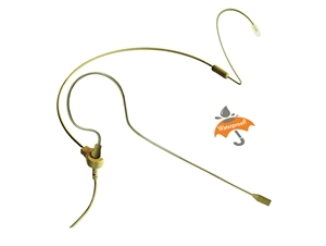 CO-5W-KIT-TX-BE, Beige Omni Earset Mic, Waterproof, 4-pin mini for Telex, Point Source Audio