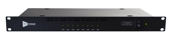 RF Venue COMBINE8 8-Channel IEM Transmitter Combiner (470 to 608 MHz)