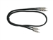 Hosa CRA-403 Dual RCA to RCA Cable w/ NIckel  Metal Plug - 3 ft