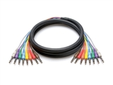 Hosa CSS-805 8-Channel Snake 1/4-inch TRS to 1/4-inch TRS - 16.5 ft