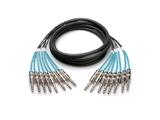Hosa CSS-804PRO 8 Ch.Snake -Balanced 1/4-in TRS to Balanced 1/4-in TRS - 4m (13.2 Ft.)
