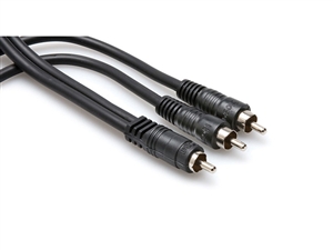 CYA-110 Y Cable, RCA to Dual RCA, 10 ft, Hosa