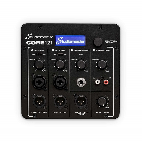 Studiomaster Core-121 12" Subwoofer & column with Analog mixer