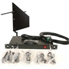 RF Venue 4-Channel Antenna Distributor with Black Diversity Fin Antenna and Cables Bundle