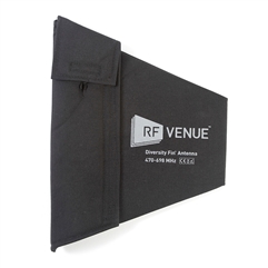 RF Venue DFIN Cover, Black padded canvas cover for Diversity Fin Antenna