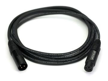 Whirlwind DKF10BK - Cable - AES/EBU, XLRF to XLRM, gold contacts, 10', W1800F-BK