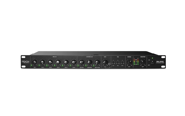 Denon Professional DN-312X 12-Channel Line Mixer with Priority