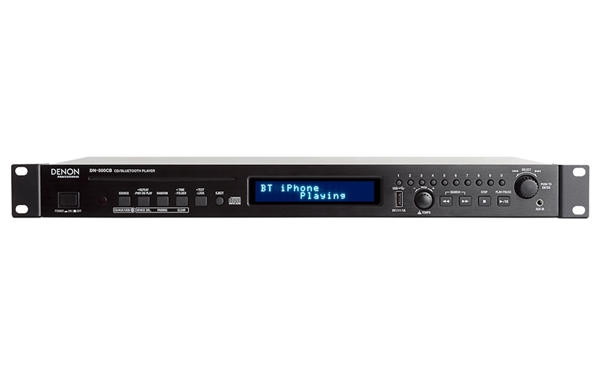 Denon Professional DN-500CB CD/USB/1/8" Aux/Bluetooth/Balanced/RS232/Pitch Control Audio Player