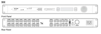 QSC DSP322UA, Configurable DSP Digital Signal Processor, 8 analog universal