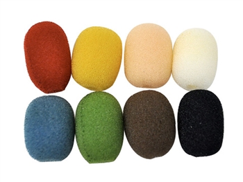 DPA DUA0570, Miniature Windscreens - 8pcs - Color Mix