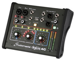 Studiomaster DigiLive 04C 4 Channel Digital Console