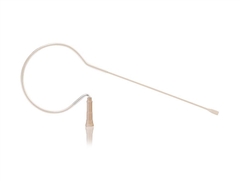 Countryman E6OW5L1SL, Omni Earset Mic, Highest Gain, with Detachable 1mm Cable and TA4F Connector for Shure and Beyerdynamic Wireless Transmitters (Beige)