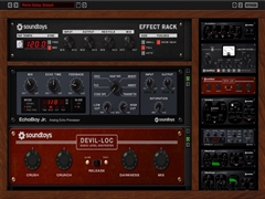 SoundToys Effect Rack plug-in  preloaded with 14 Soundtoys effects