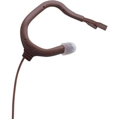 Point Source Audio Embrace EO2-8WL Dual-Element Omnidirectional Earmount Microphone (Brown)
