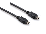 FIW-44-106 FireWire 400 Cable, 4-pin to Same, 6 ft, Hosa