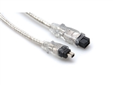 Hosa FIW-94-106 Firewire Cable - 9 PIN to 4 PIN - 6 ft. Firewire 800