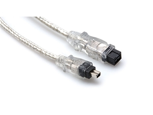 FIW-94-115 FireWire 800 Cable, 4-pin to 9-pin, 15 ft, Hosa