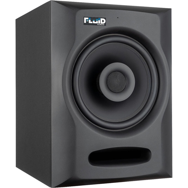 Fluid Audio FX80 - 130W 8" Two-Way Coaxial Active Studio Reference Monitors (Single, Black)

