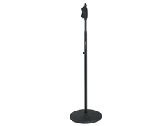 Gator GFW-MIC-1001 - Frameworks roundbase mic stand with deluxe one handed clutch and 10" base