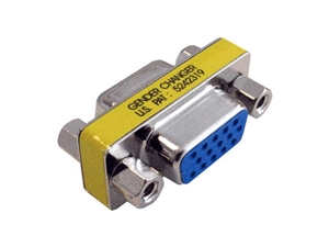 Hosa GGC-451 - VGA Coupler - 15-Pin Female to 15-Pin Female