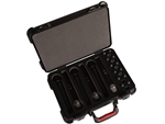 Gator GM-6W-TSA - ATA Molded Case for 6 Wireless Mics; TSA Latches