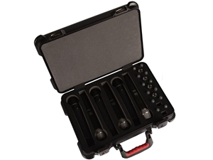 Gator GM-6W-TSA - ATA Molded Case for 6 Wireless Mics; TSA Latches