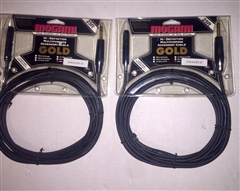 Mogami Gold Stereo Pair 1/4" Male to Stereo 1/4" Female Headphone Extension Cable - 25' Gold Neutrik Connectors
