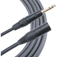 Mogami GOLD-TRSXLRM-20, Patch Cable, 1/4 TRS to XLRM, 20 Ft.