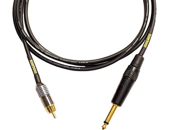 Mogami GOLD TS-RCA-06 Cable, 1/4 TS to RCA, 6 Ft.