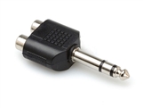 GPR-484 Adaptor, Dual RCA to 1/4 in TRS, Hosa