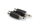 Hosa GRM-114 Adaptor - RCA Female to 1/8-inch (3.5mm) TS Male (2 pcs per pack)