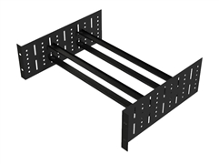 Gator GRW-SHELFTRAP2 - Gator Rackworks Rackable Clamping Trap Shelf; 14" Depth; 25lb Weight Capacity; 2U