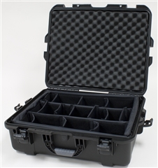 Gator GU-1309-06-WPDV, Waterproof case w/divider system; 13.8"x9.3"x6.2"