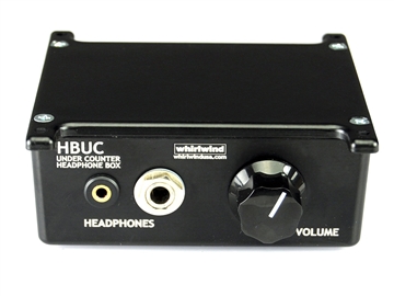 Whirlwind HBUC - Under Counter Passive, Stereo Headphone Control Box