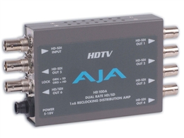 AJA HD10DA,HD SDI/SDI Distribution Amp/Repeater, 1x6