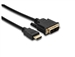 HDMD-403 Standard Speed HDMI Cable, HDMI to DVI-D, 3 ft, Hosa