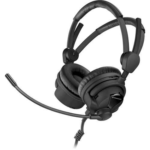 Sennheiser HME26-II-100(4)-X3K1 Double-Sided Broadcast Headset with Cardioid Mic & XLR-3, 1/4" Cable