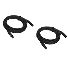 Hosa HMIC-100,Stereo  PAIR Pro Mic Cable REAN XLR3F to XLR3M, 100 ft x 2 units