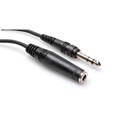 Hosa HPE-310 Headphone Extension Cable - 1/4-inch TRSF to 1/4-inch TRSM - 10 ft.