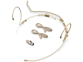 Avlex HS-02ABG BEIGE, Dual Ear Head-Worn Microphone