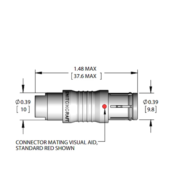 Switchcraft HS2C5M20A - Push Pull 5#20 MALE CABLE CONN,RoHS, IP68