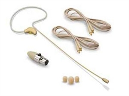 Avlex HSP-09BG Beige Single Ear Omnidirectional Headworn Microphone