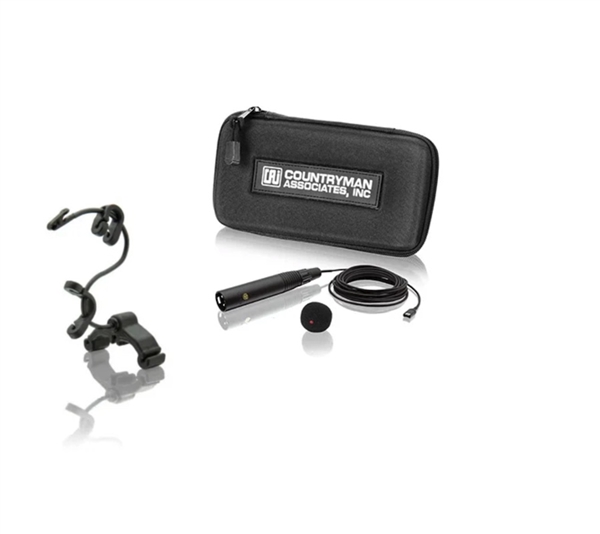 Countryman I2BH05SL-BKIT_4, Beyerdynamic: TG 100 (gray switch), TG 1000 (gray switch), (B) Bidirectional, (B) Black, I2 Bass and Cello Microphone Microphone