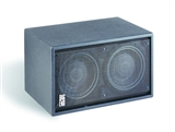 Bag End IPD10E-I - Infra Powered Black Painted Double  10" Installation Enclosure