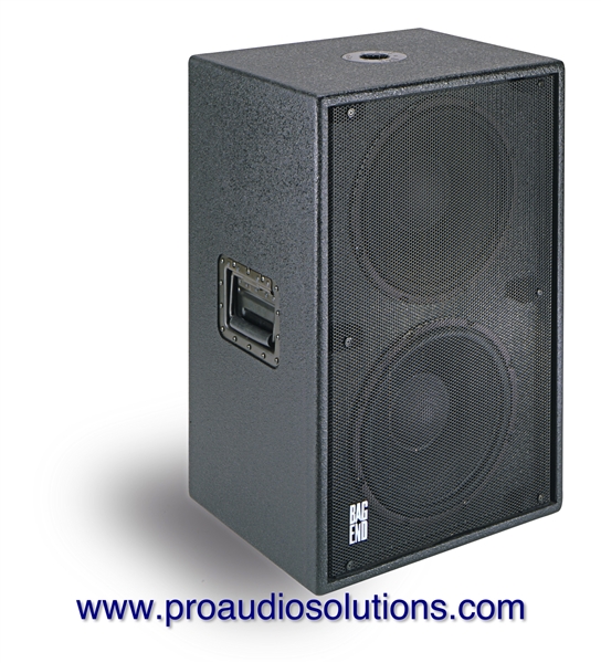 Bag End IPD12E-R - Infra Powered RO-TEX Finish Double 12" Active Subwoofer