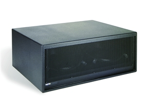 Bag End IPD18E-AD - Infra Powered Black Painted Low Profile Double 18" Enclosure