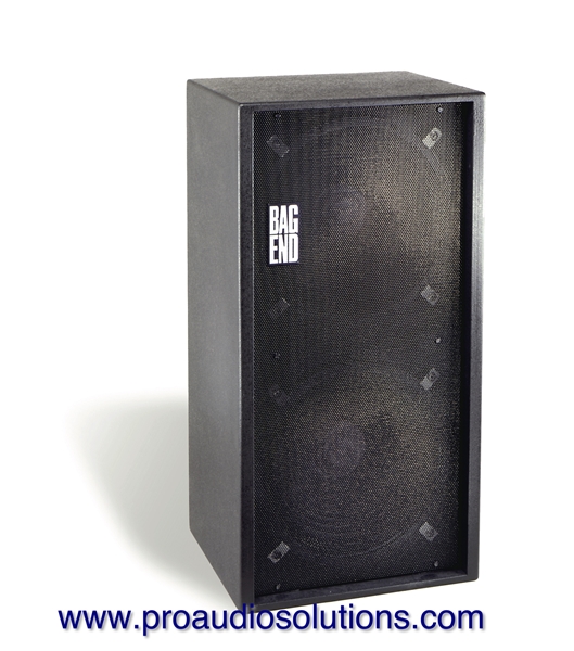 Bag End IPD18E-I - Infra Powered Black Painted Double 18" Installation Enclosure